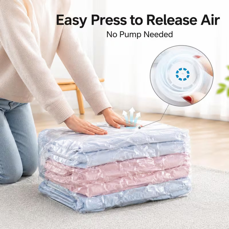 10-Piece Heavy Duty Vacuum Compression Storage Bag Set