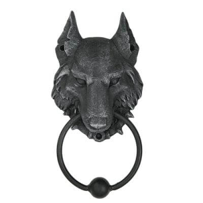 Wolf Gargoyle Door Knocker