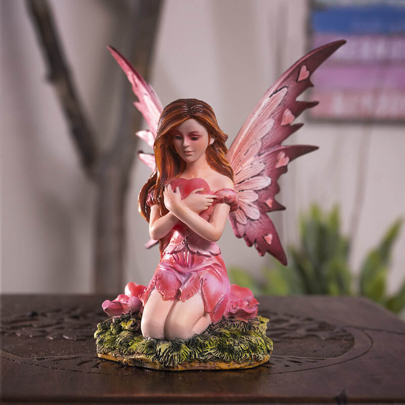Loving Heart Fairy Figurine