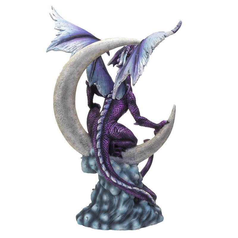 Crescent Moon Dragon Figurine