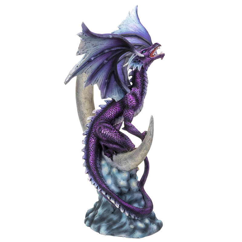 Crescent Moon Dragon Figurine