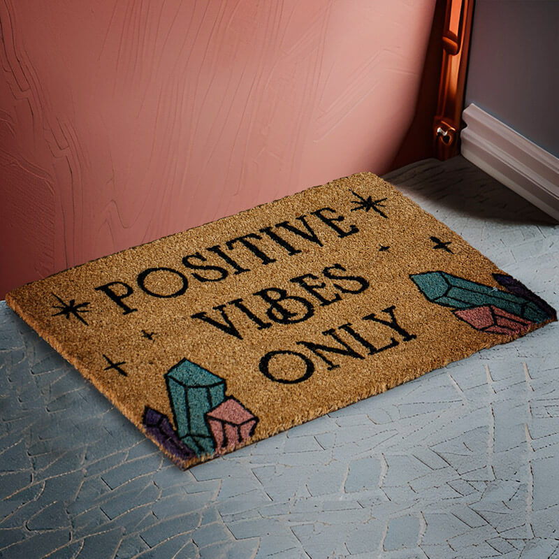 Positive Vibes Only Doormat