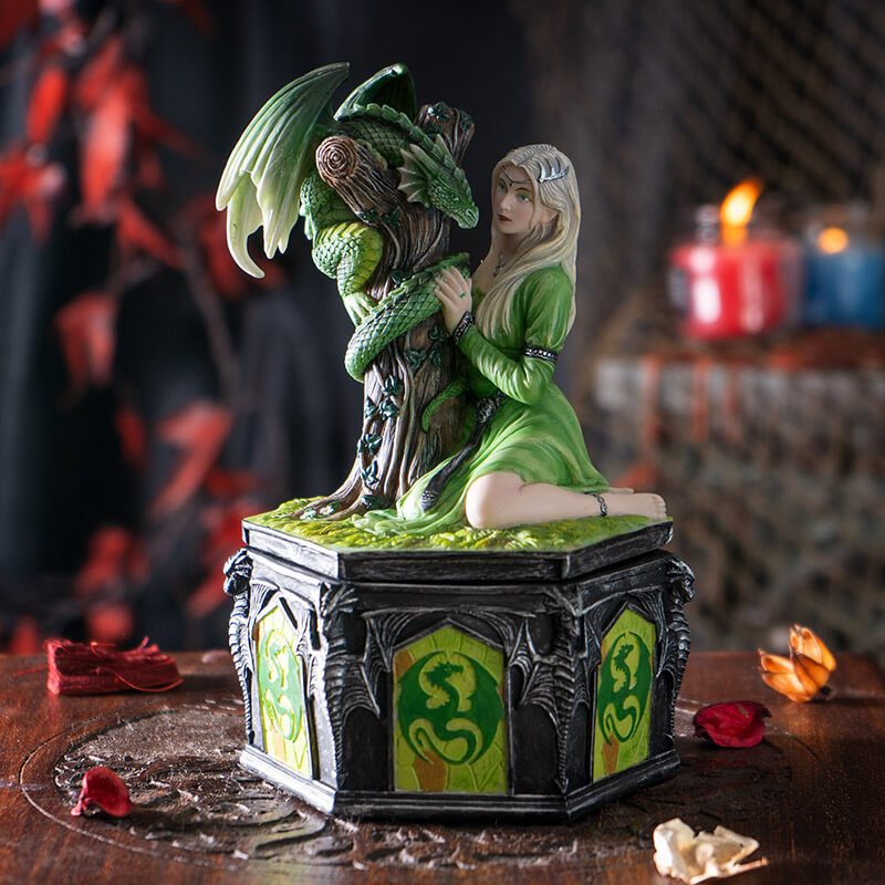 Summer Dragon Friendship Trinket Box