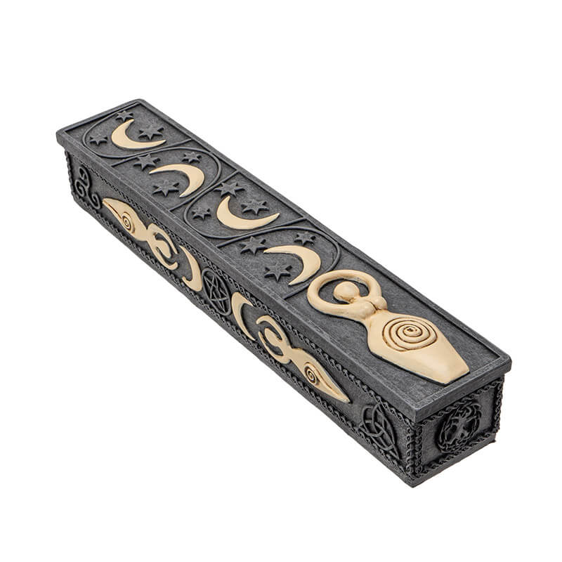 Spiral Goddess Incense Burner Box