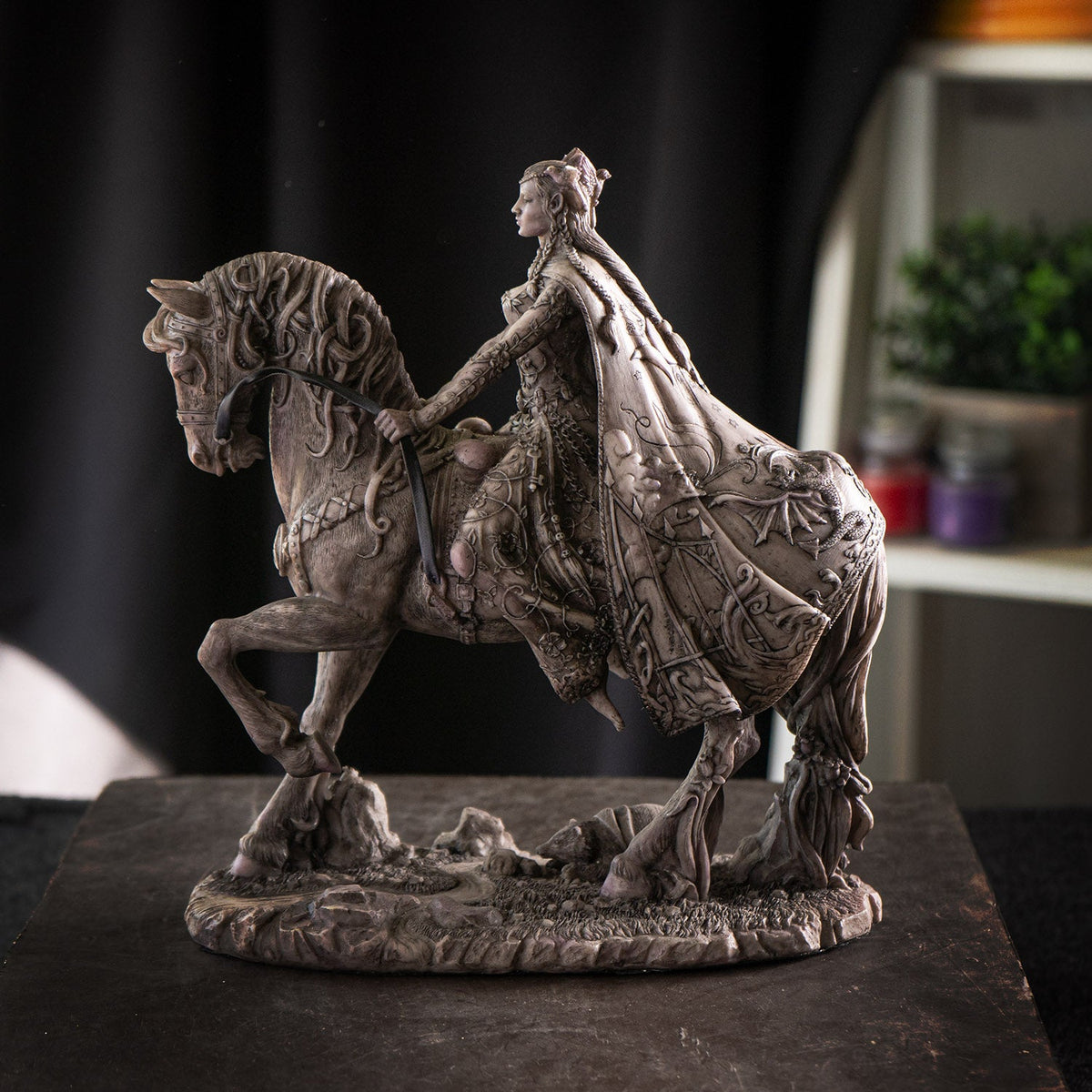 Rhiannon & Horse Figurine