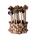 12 Piece Ceramic Mushroom Picks with Planter