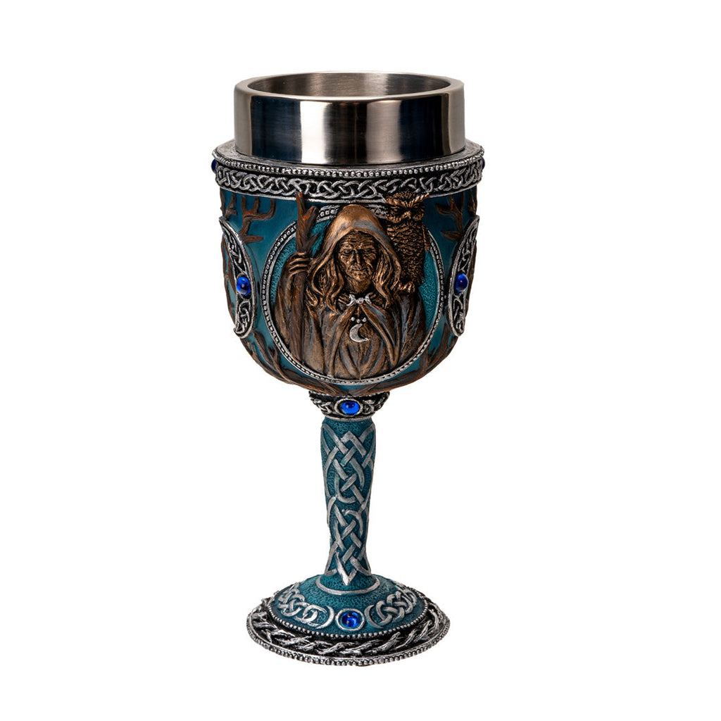 Triple Goddess Crone Goblet