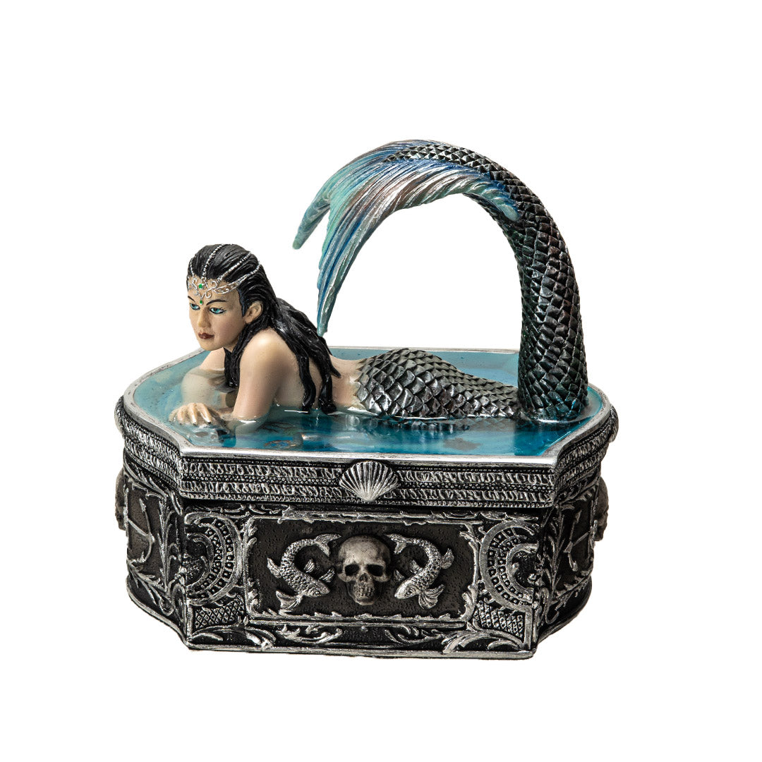 Hidden Depths Mermaid Trinket Box by Anne Stokes
