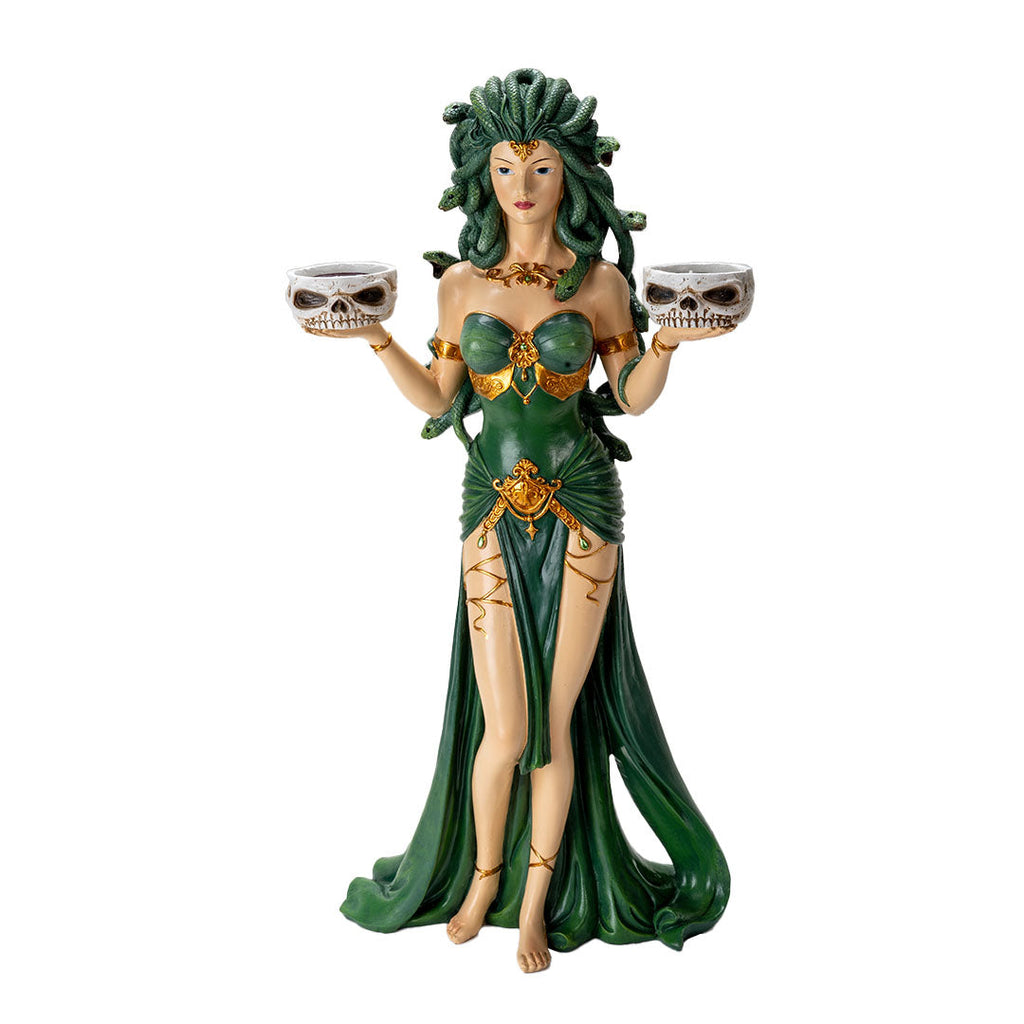 Medusa Candleholder Figurine