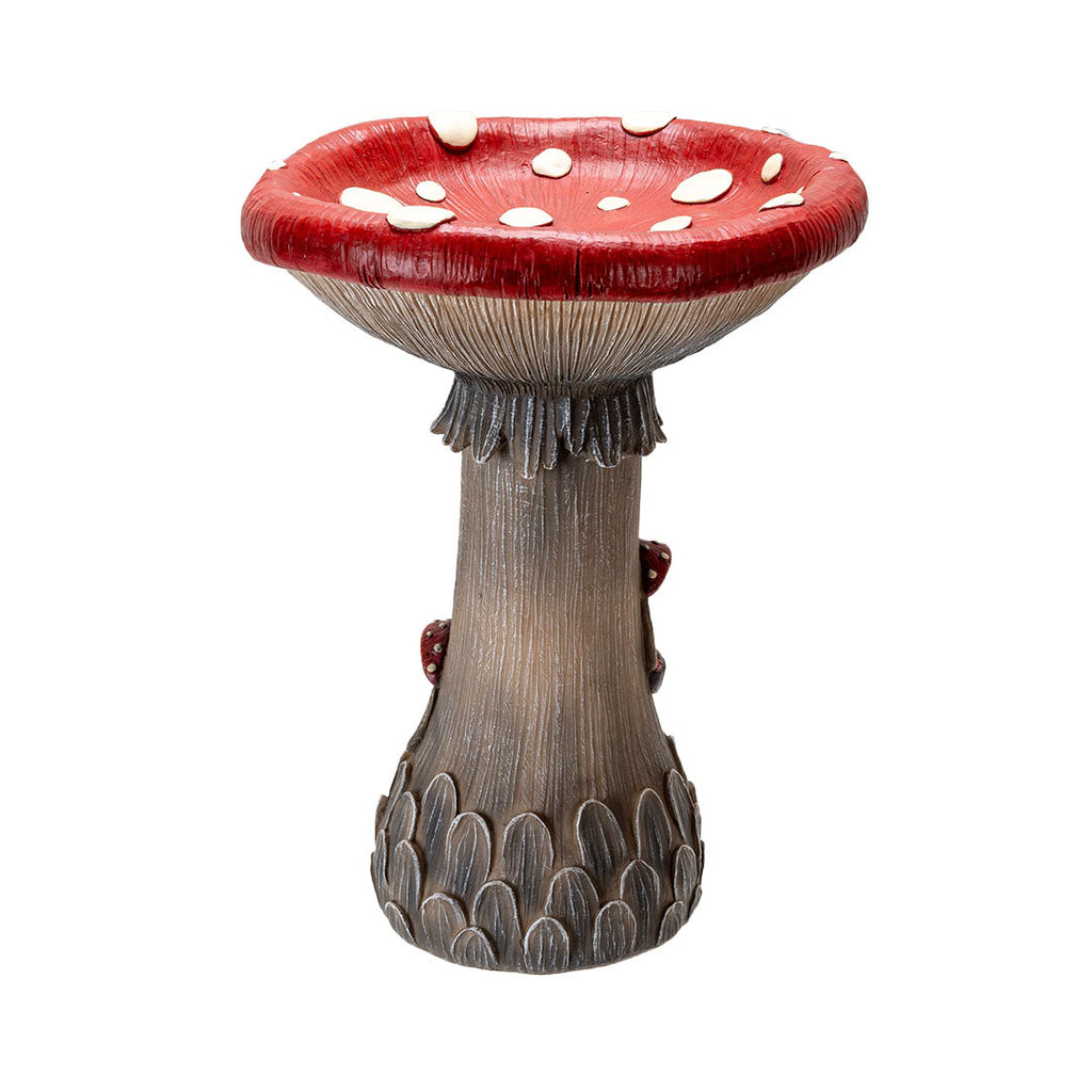 'Welcome' Toadstool Mushroom House with LED Figurine