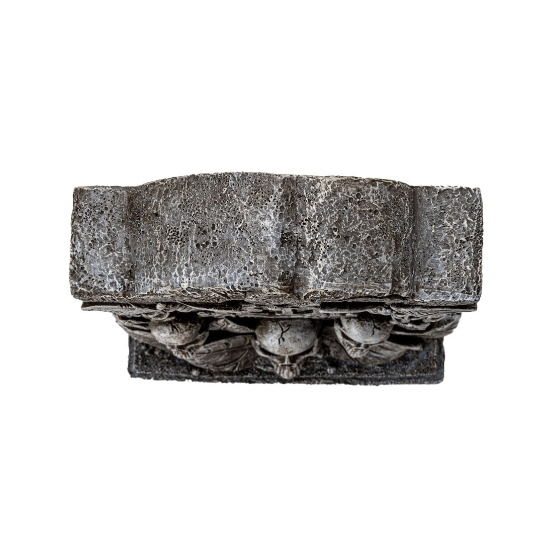 Skull Tombstone Figurine