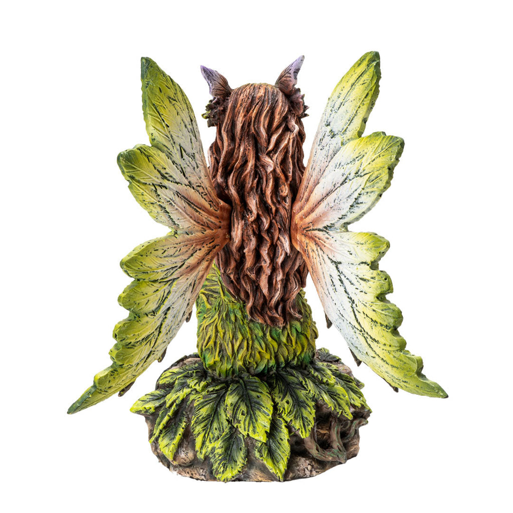Serene Sitting Earth Fairy Figurine