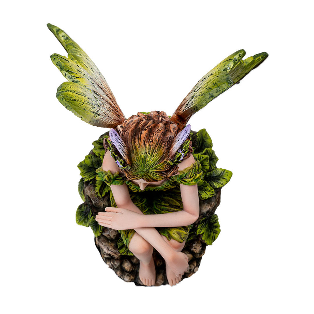 Serene Sitting Earth Fairy Figurine