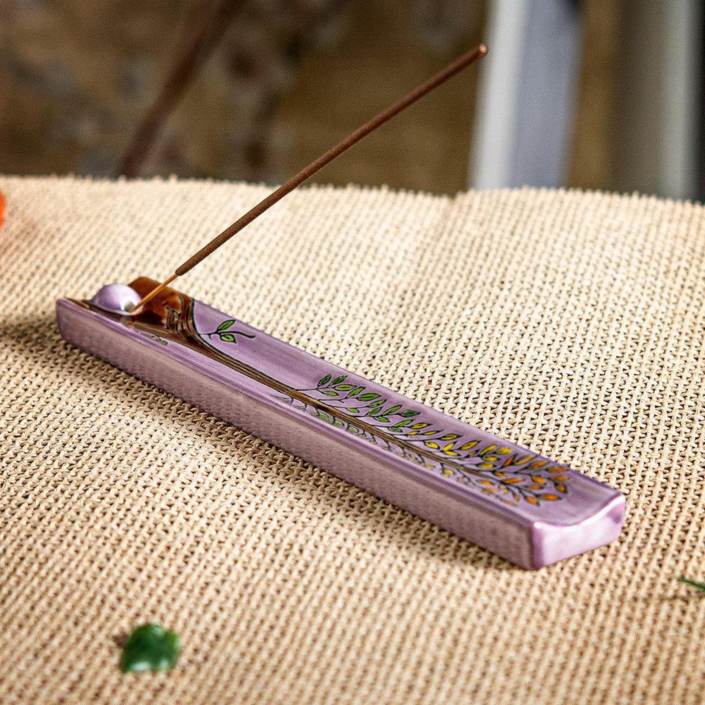 Tree of Life Ceramic Incense Burner
