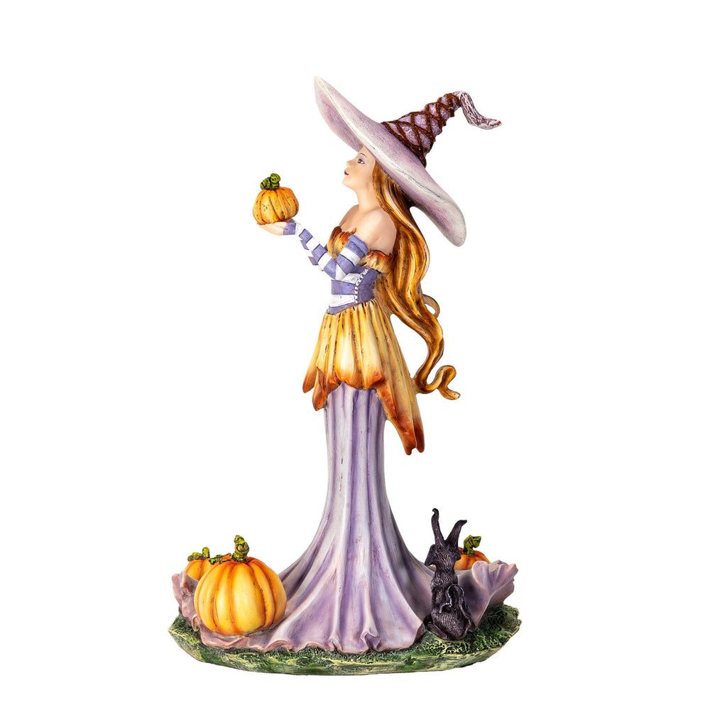 Pumpkin Witch Figurine by Amy Brown
