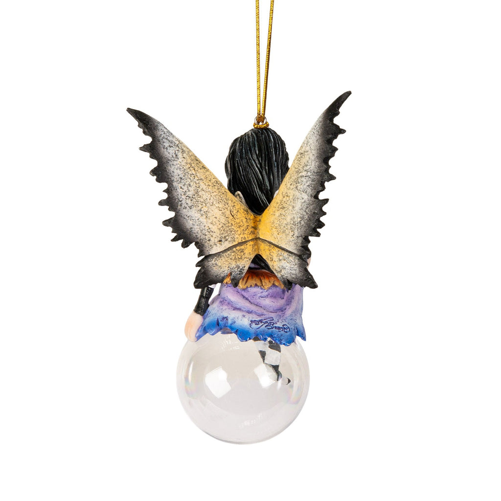 Evangeline Bubble Rider Fairy Ornament by Amy Brown