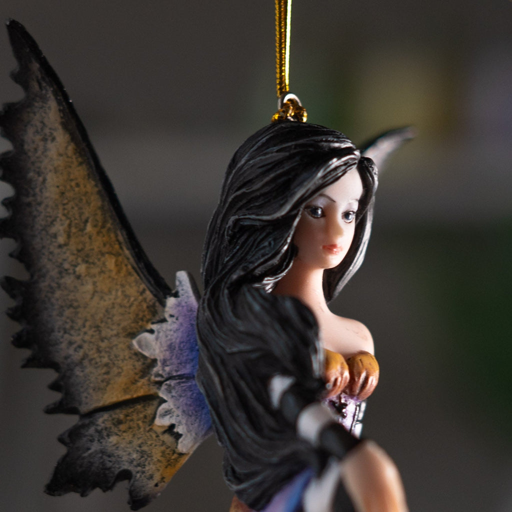 Evangeline Bubble Rider Fairy Ornament by Amy Brown