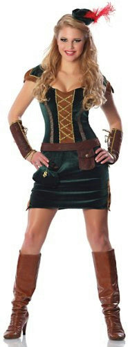 Delicious Lady Sherwood Maid Marian Robin Hood Adult Costume M/L