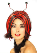 Luscious Red and Black Ladybug Lady Bug Wig