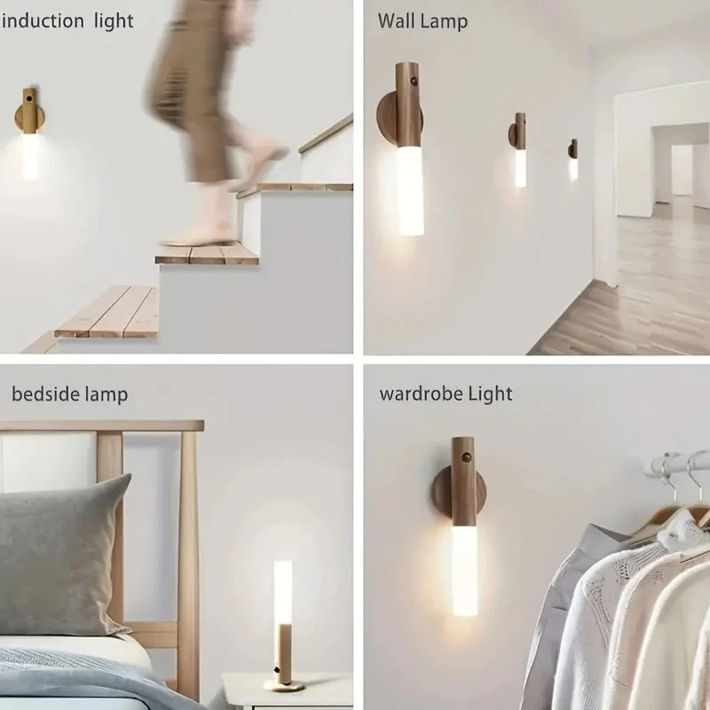 Rechargeable Motion Sensor Night Light – Magnetic Wall Lamp