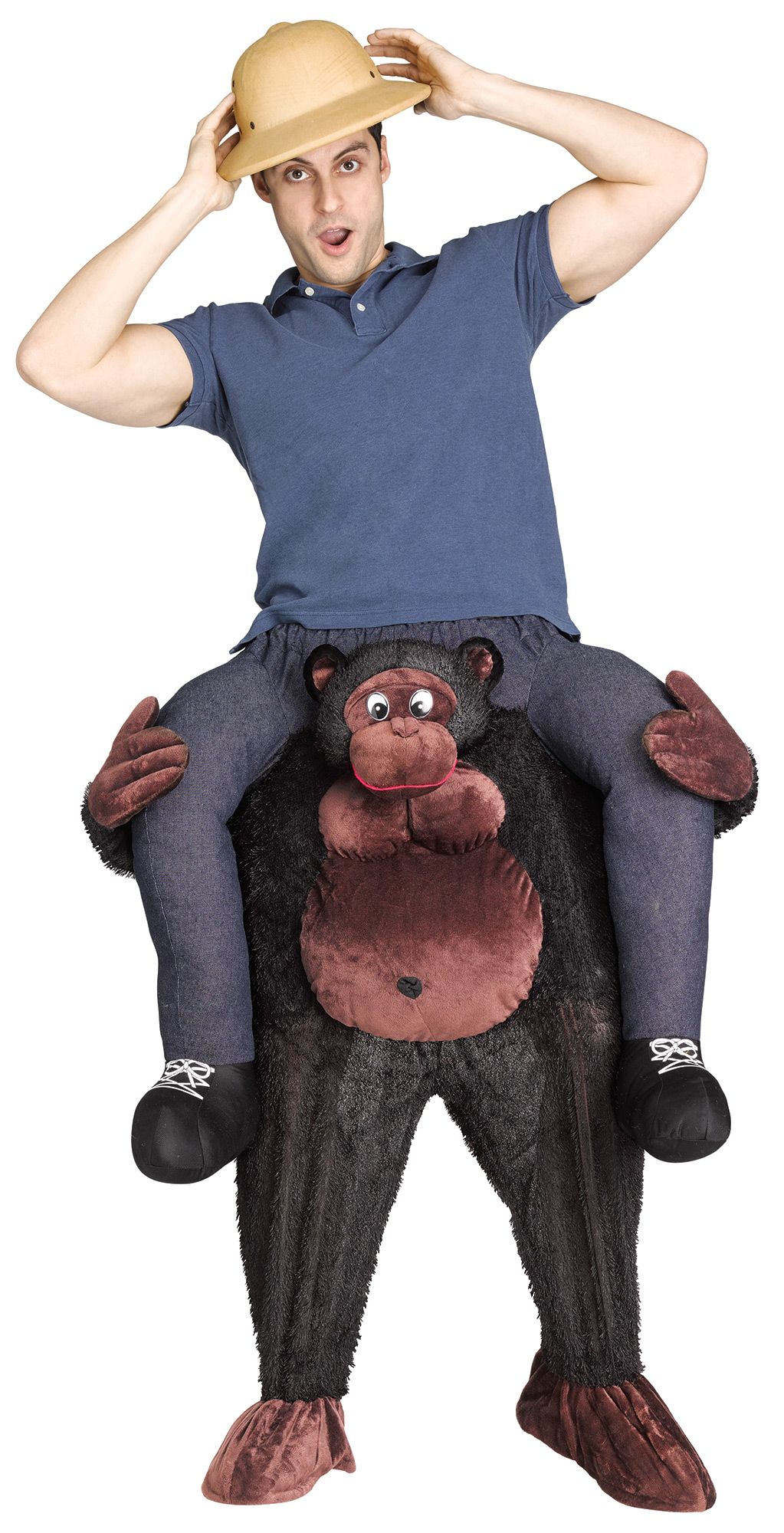 Carry Me Ride A Gorilla Monkey Adult Costume