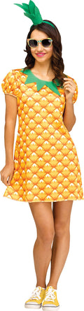 Pineapple Flirty Fruit Dress Adult Costume