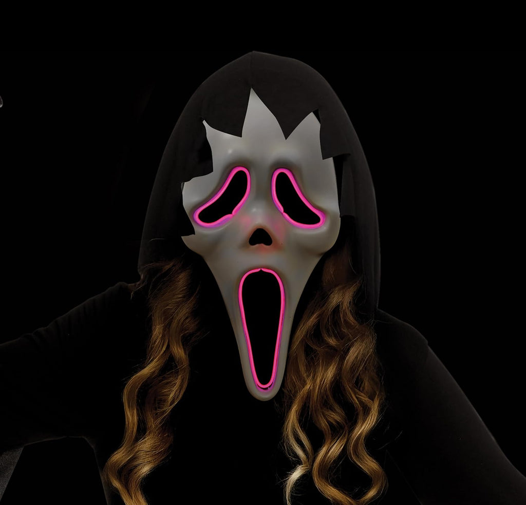 E.L. Light Up Scream Ghost Face Child Costume