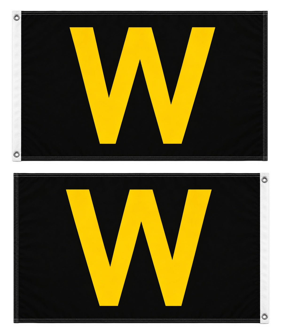Iowa Hawkeyes Win Flag 2 Sided – 5x8 Feet – Black