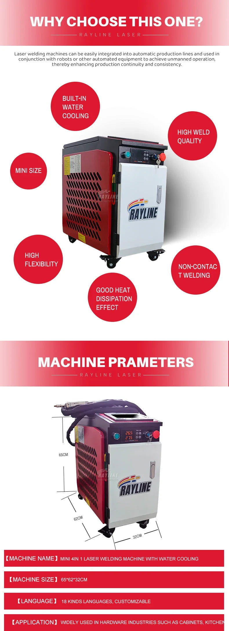 1500W Handheld Fiber Laser Welder – Welding, Cutting & Cleaning Modes
