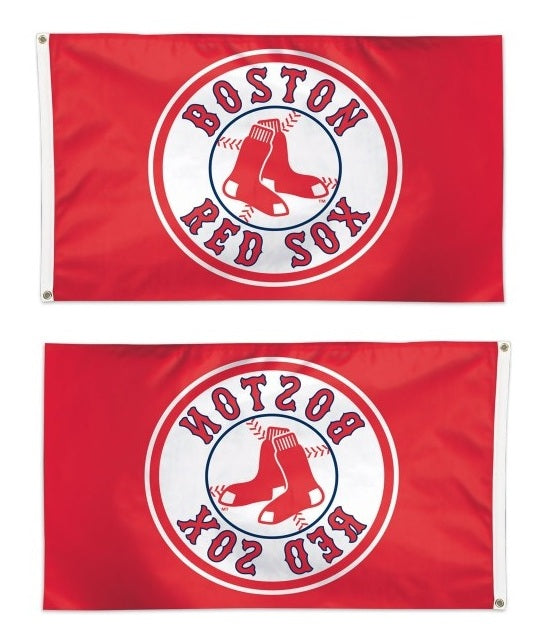 Boston Red Sox Flag 3x5 Red Logo