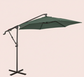 10 ft Cantilever Patio Umbrella with Crank – Multiple Colors