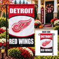 Detroit Red Wings 2 Sided Garden Flag