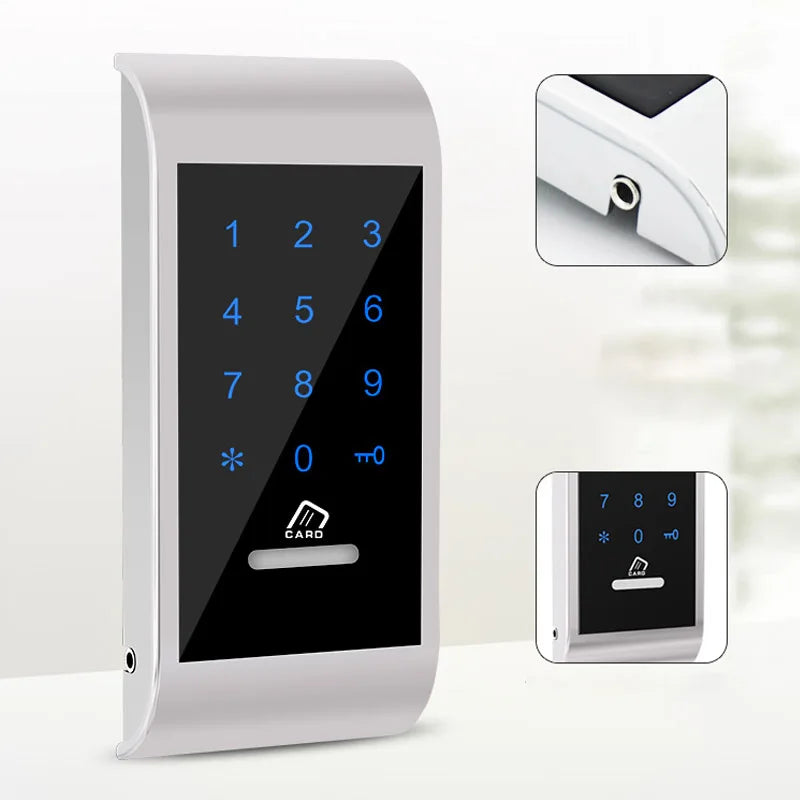 JCEM102 Electronic Keypad & RFID Cabinet Lock – Golden or Silver