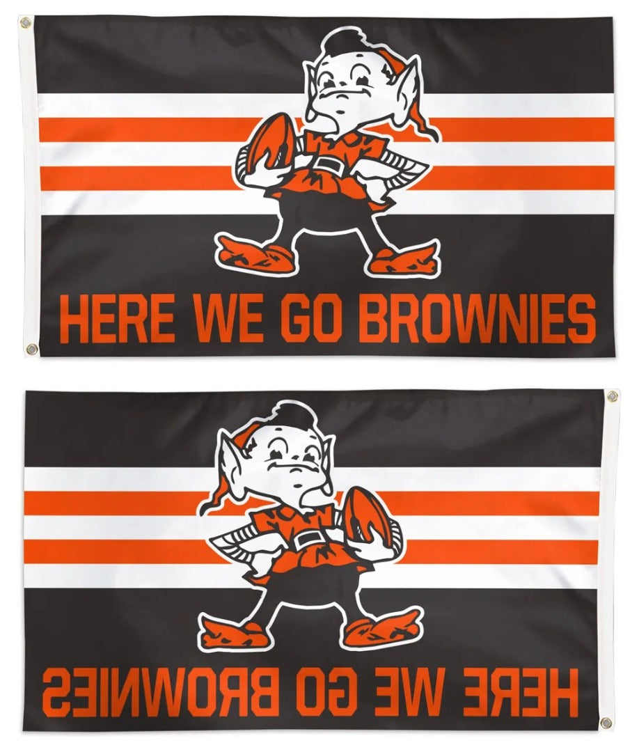 Here We Go Brownies 3x5 Flag
