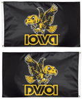 Iowa Hawkeyes Classic Retro Logo 3x5 Flag