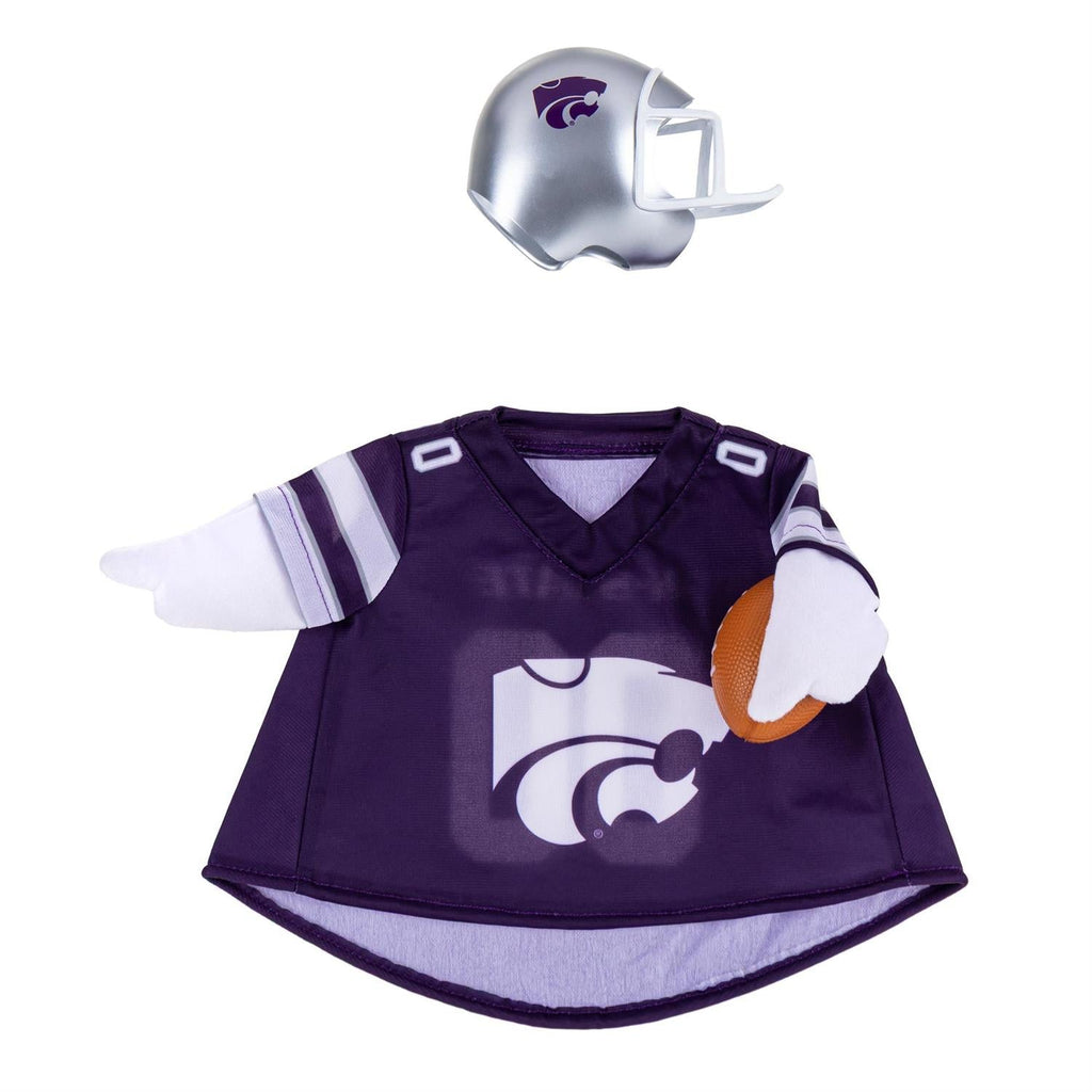 Kansas State Wildcats Football Outfit with Helmet for 21-Inch Porch Goose