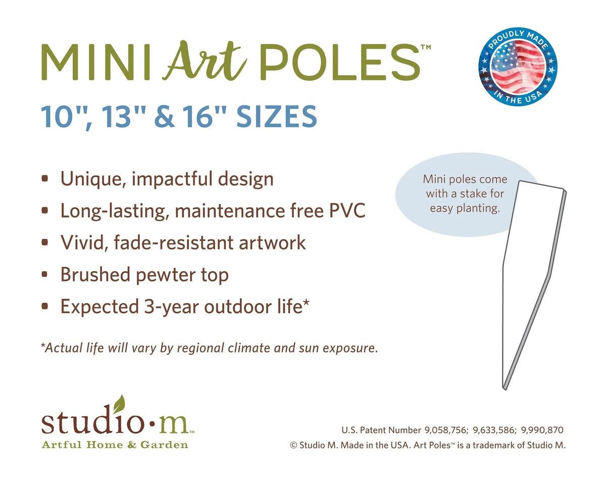 Love Is Family 10 Inch Art Pole