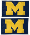 Michigan Wolverines Flag 2 Sided 2x3