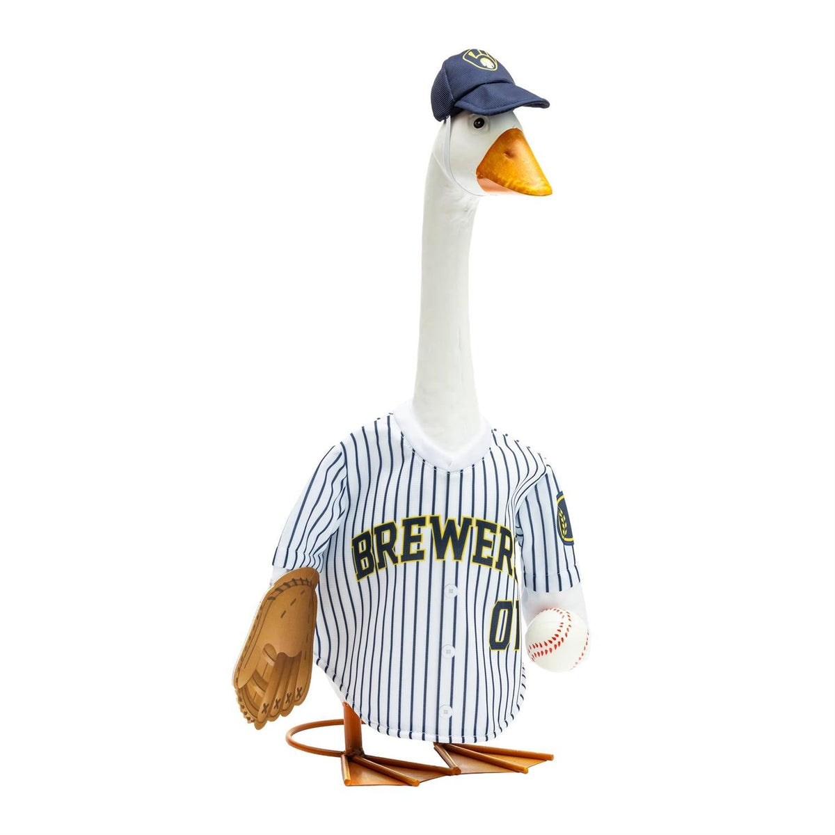 Milwaukee Brewers Porch Goose Outfit for 21-Inch Goose