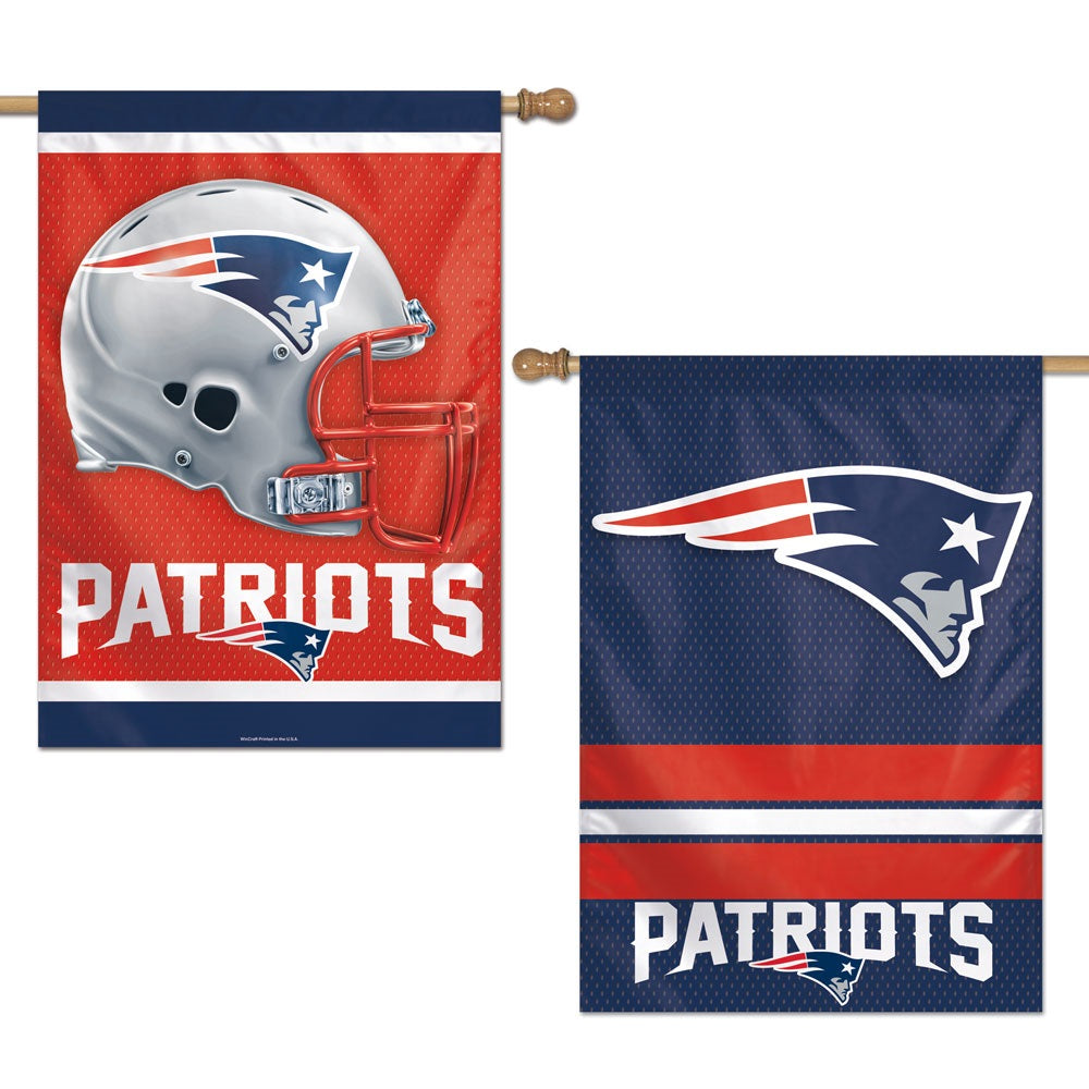 New England Patriots Flag 2 Sided House Flag TWO Designs