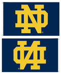 Notre Dame Flag 3x5 Gold Logo