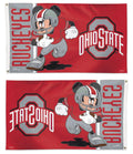 Ohio State Buckeyes Mickey Mouse 3x5 Football Flag