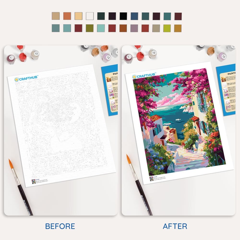 Coastal Charm - Paint By Numbers Kit