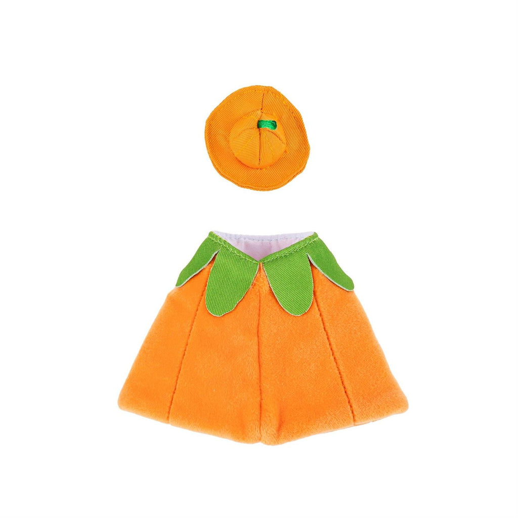 Pumpkin Table Goose Outfit for 8-Inch Goose – Orange Costume & Hat
