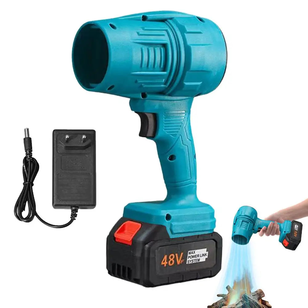 Cordless Mini Air Blower – Handheld Jet Fan for Dust & Leaf Cleaning