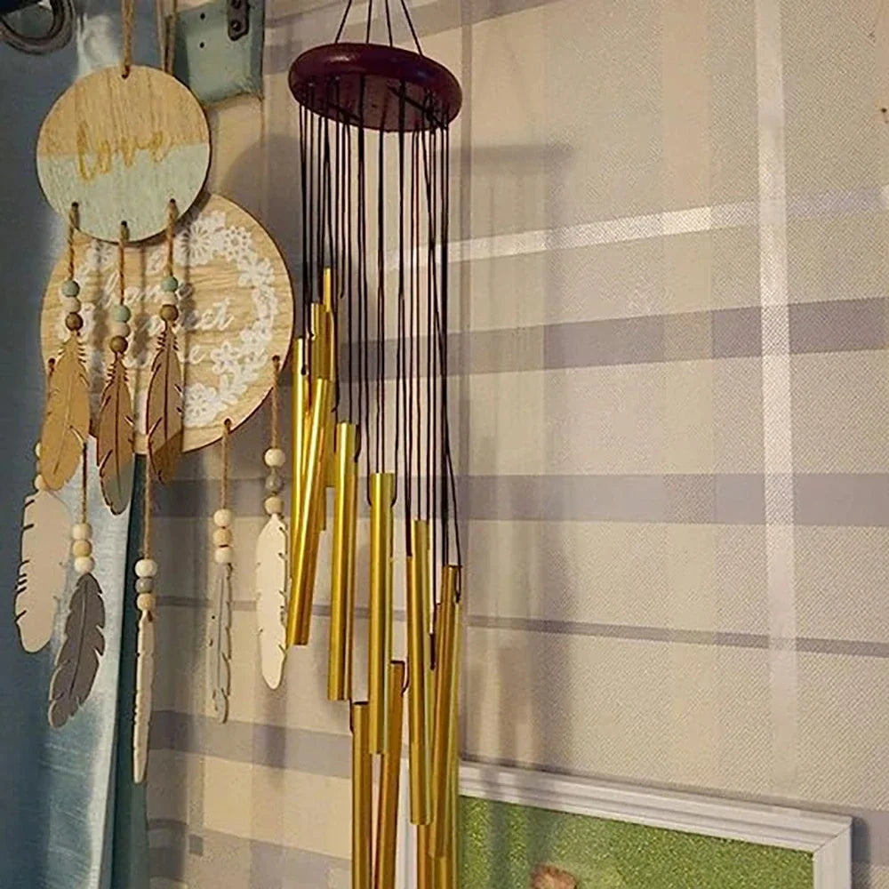12-Tube Aluminum Wind Chimes for Garden and Patio