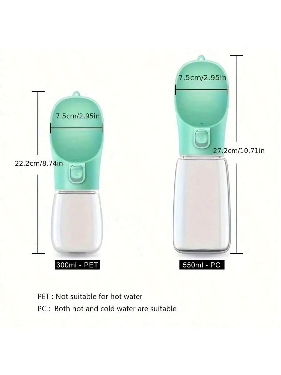 Portable Dog Water Bottle for Walking & Hiking