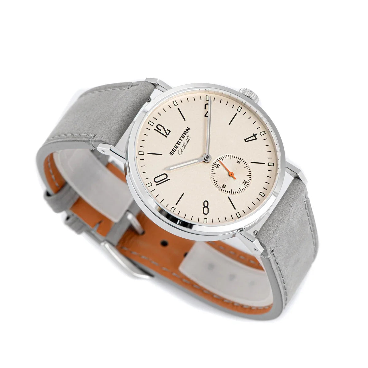 SEESTERN S382 Men’s Automatic Dress Watch with Leather Strap