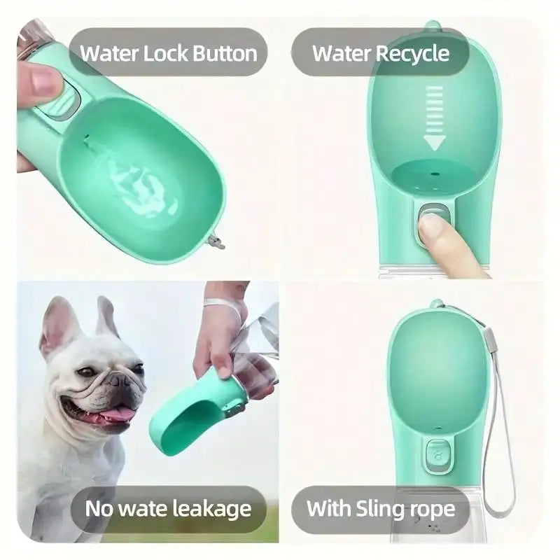 Portable Dog Water Bottle for Walking & Hiking