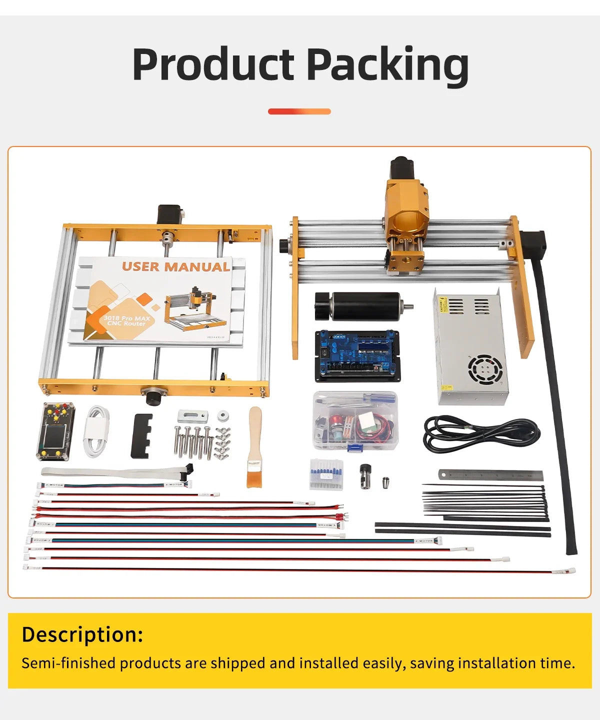 3018Pro Max 500W CNC Router & Milling Engraver